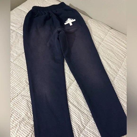 mens navy joggers